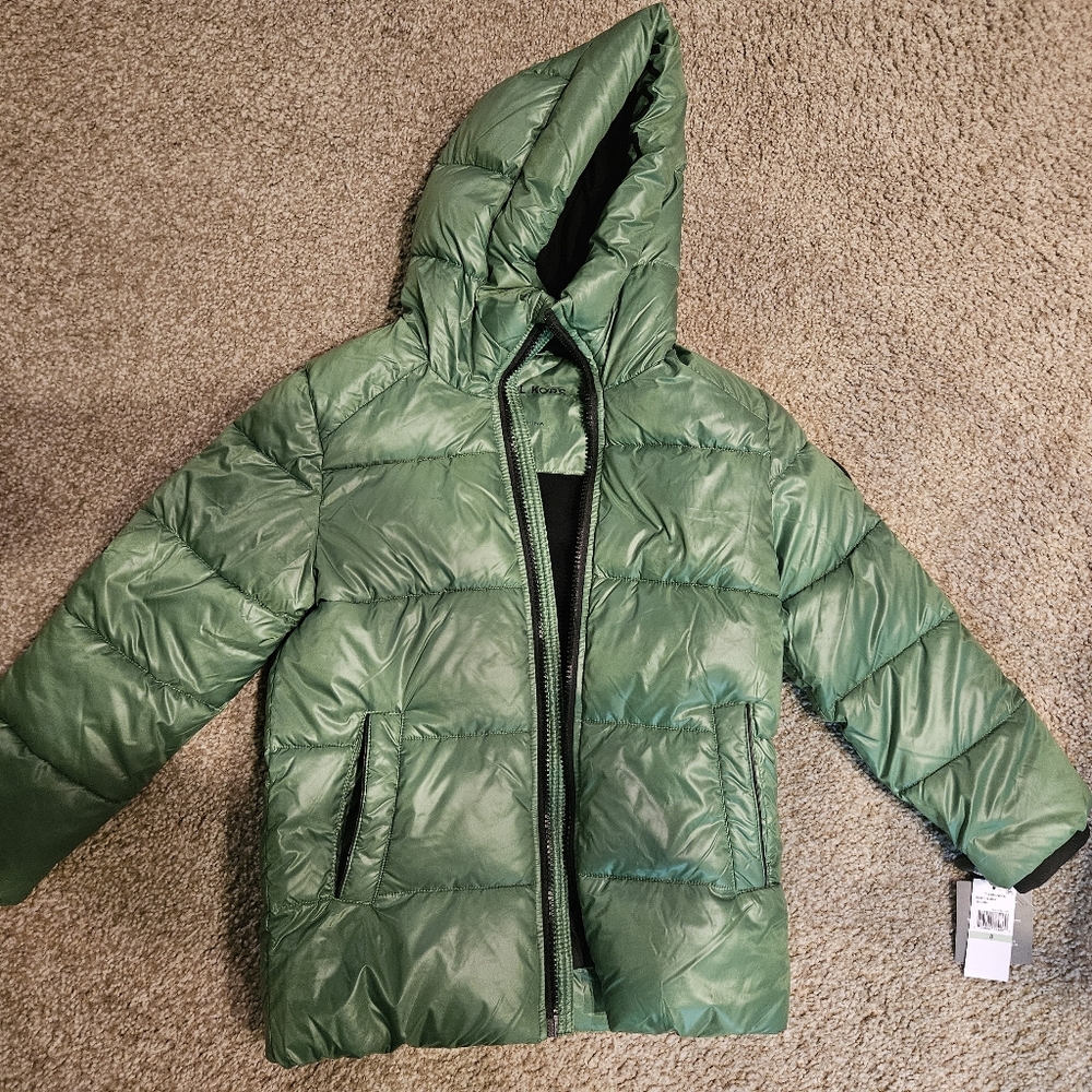 Green youth Michael Kors Puffer JACKET  size 8